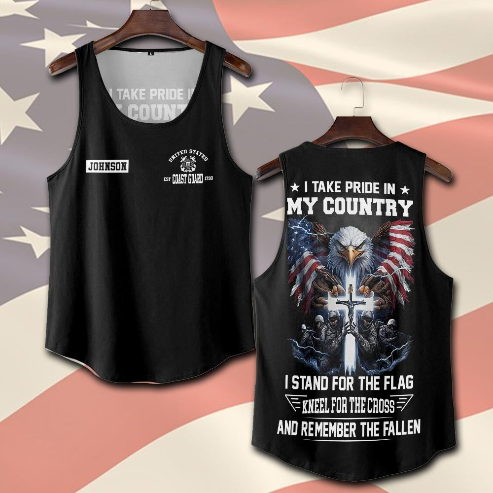 U.S Coast Guard – T-shirt – I TAKE PRIDE IN MY COUNTRY