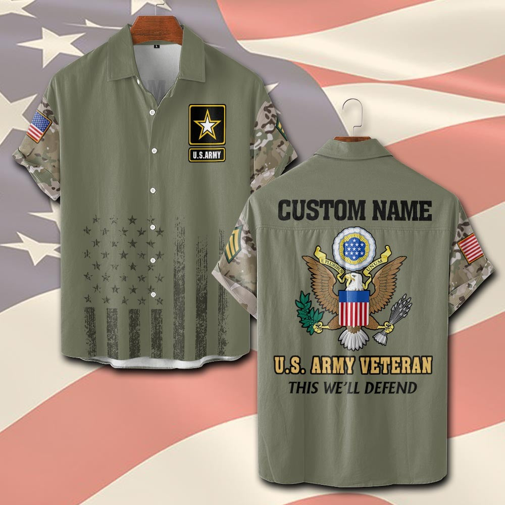 U.S Army – T-shirt – Camo Sleeve Heritage