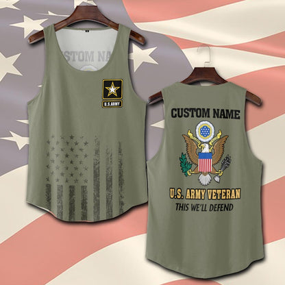 U.S Army – T-shirt – Camo Sleeve Heritage