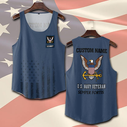 U.S Navy – T-shirt – Camo Sleeve Heritage