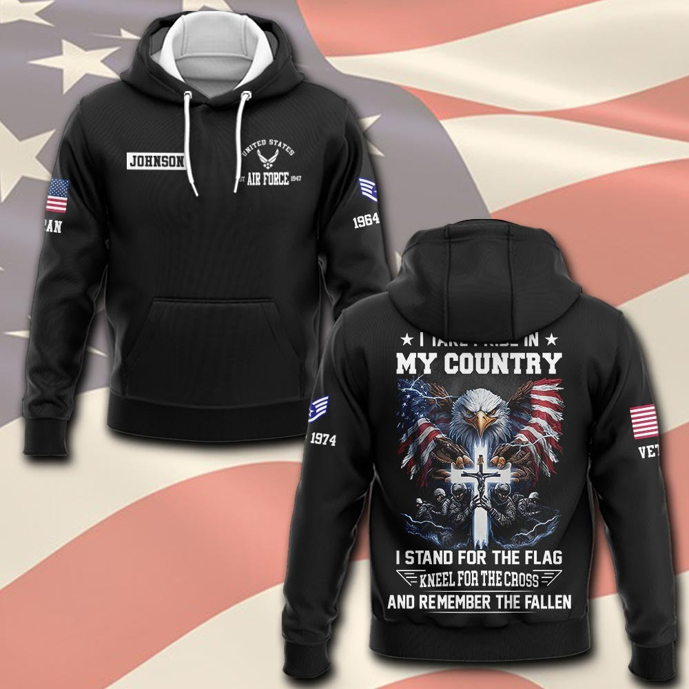 U.S Air Force – T-shirt – I TAKE PRIDE IN MY COUNTRY