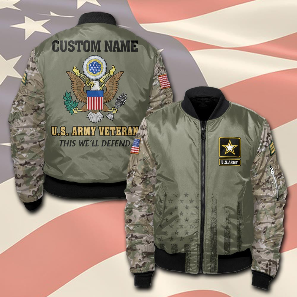 U.S Army – T-shirt – Camo Sleeve Heritage