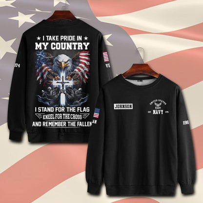 U.S Navy – T-shirt – I TAKE PRIDE IN MY COUNTRY