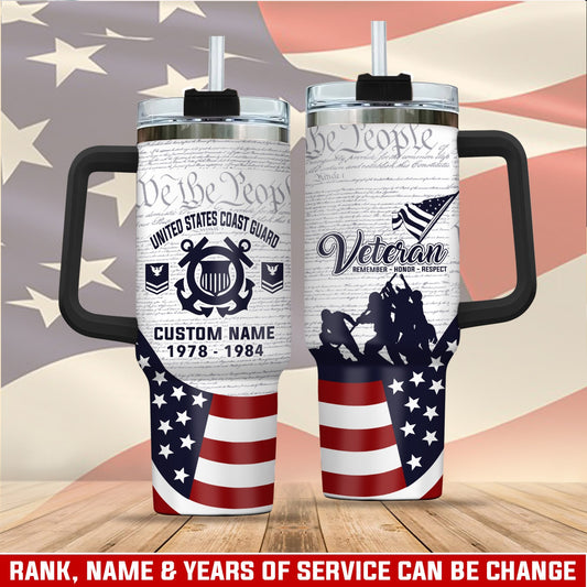 US Coast Guard – Tumbler 40oz - Built by Service