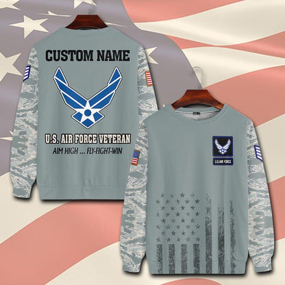 U.S Air Force – T-shirt – Camo Sleeve Heritage