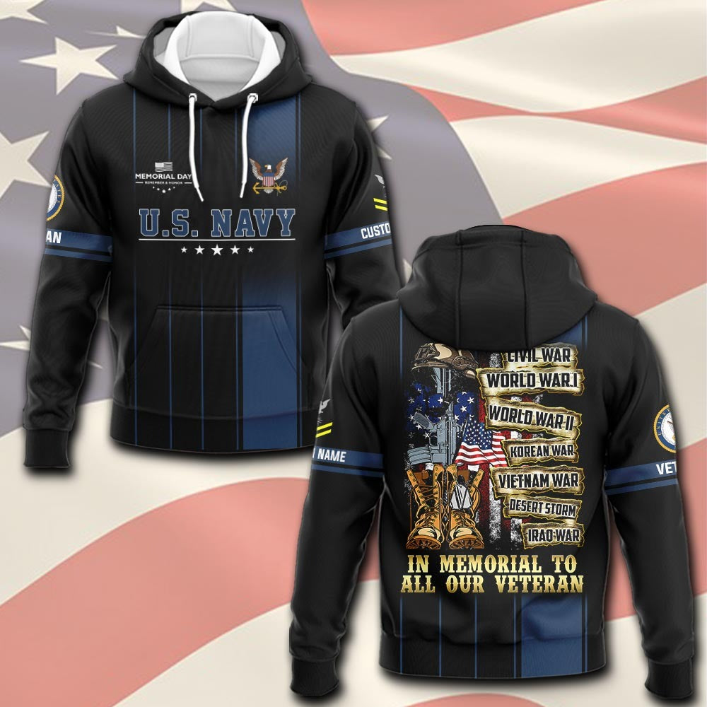 U.S Navy – T-shirt –  Freedom Valor Tribute