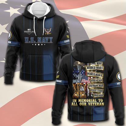 U.S Navy – T-shirt –  Freedom Valor Tribute