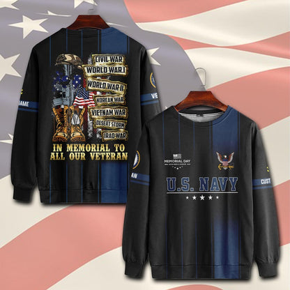 U.S Navy – T-shirt –  Freedom Valor Tribute