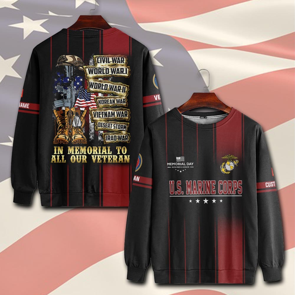 U.S Marine Corps – T-shirt – Freedom Valor Tribute