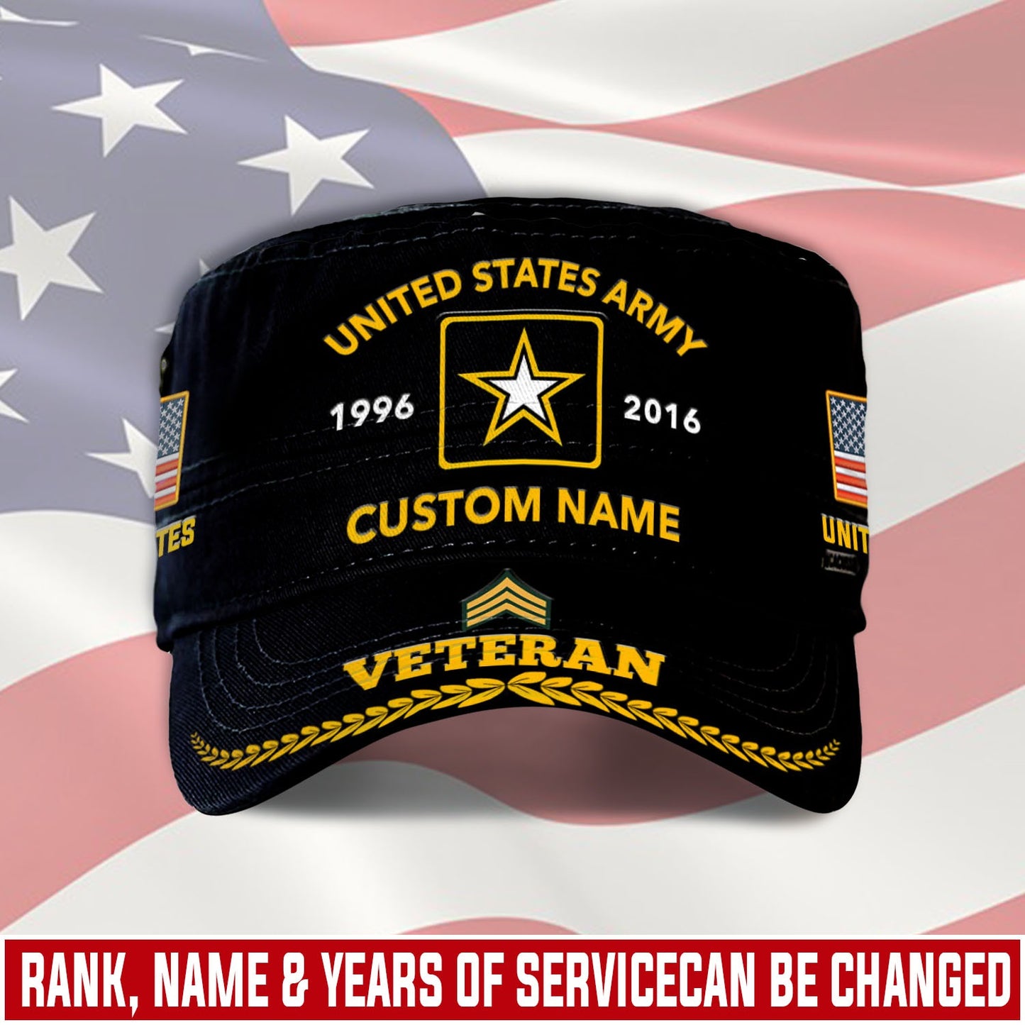US Army – Military Cap – Proudly Served Veteran Military Cap