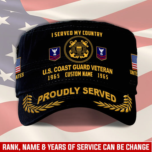 US Coast Guard – Military Cap - Honor, Duty, Service