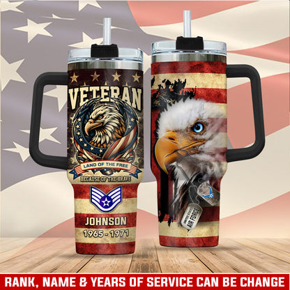 US Air Force , O 6 Air Force Colonel – Stainless Steel Tumbler 40oz
