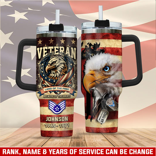 US Air Force , O 6 Air Force Colonel – Stainless Steel Tumbler 40oz