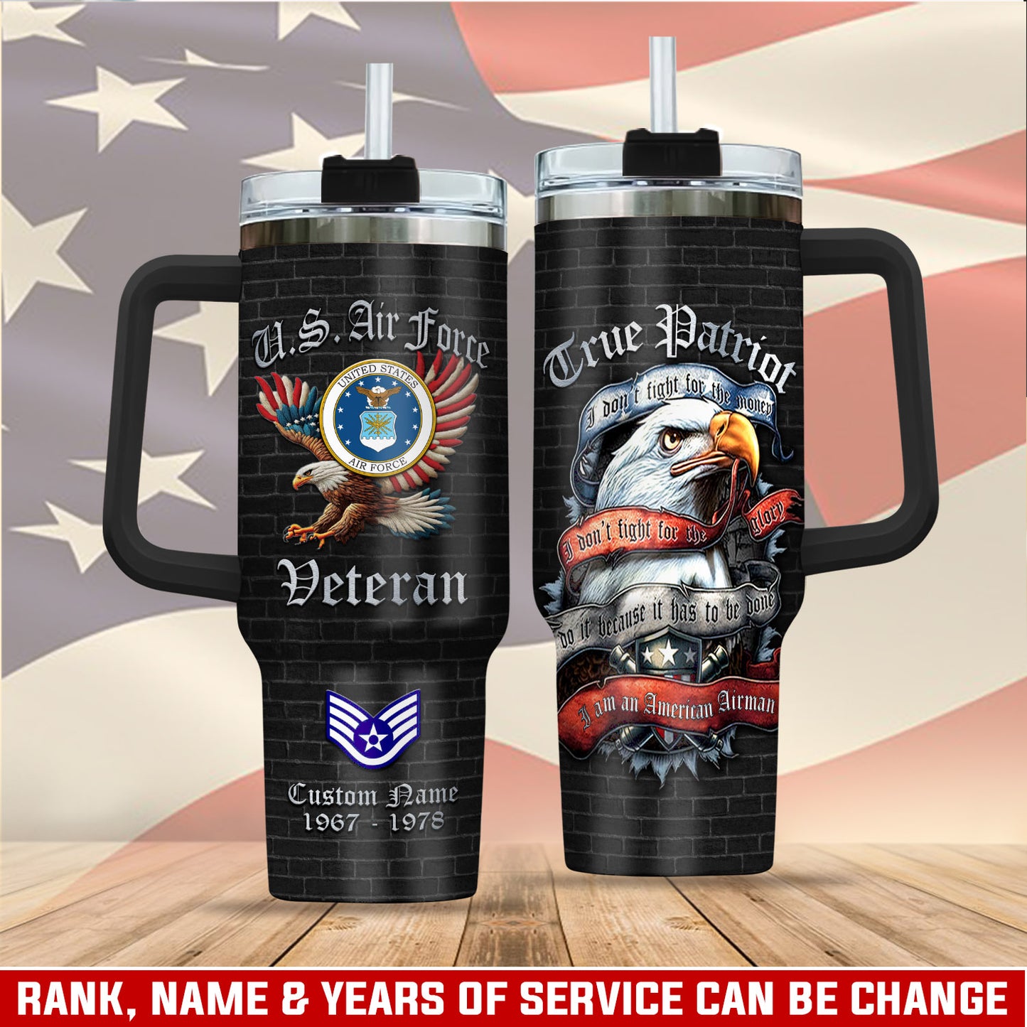 US Air Force , I Walked The Walk – Stainless Steel Tumbler 40oz