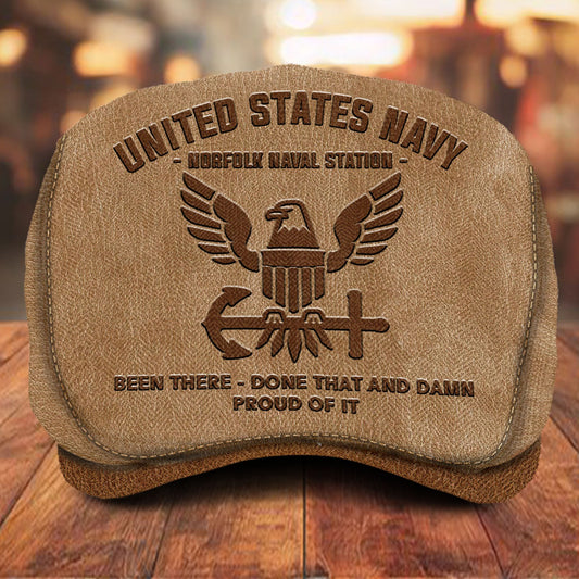 Custom U.S. Navy Veteran Jeff Cap – BEEN THERE - DONE THAT AND DAMN PROUD OF IT