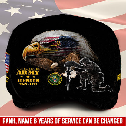 Custom U.S. Army Jeff Cap – Bald Eagle Design
