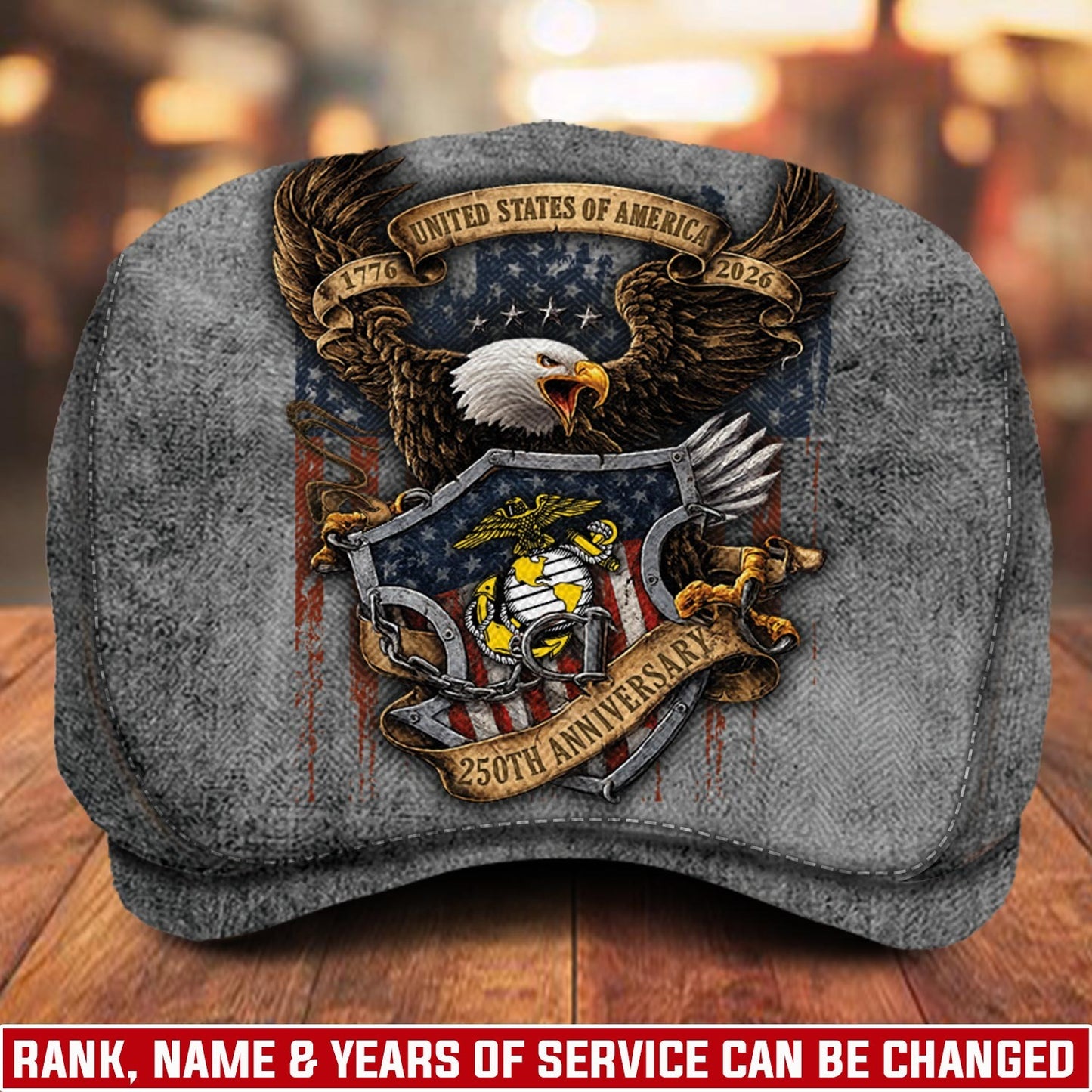 Custom U.S. Marine Corps Jeff Cap – Freedom Isn’t Free
