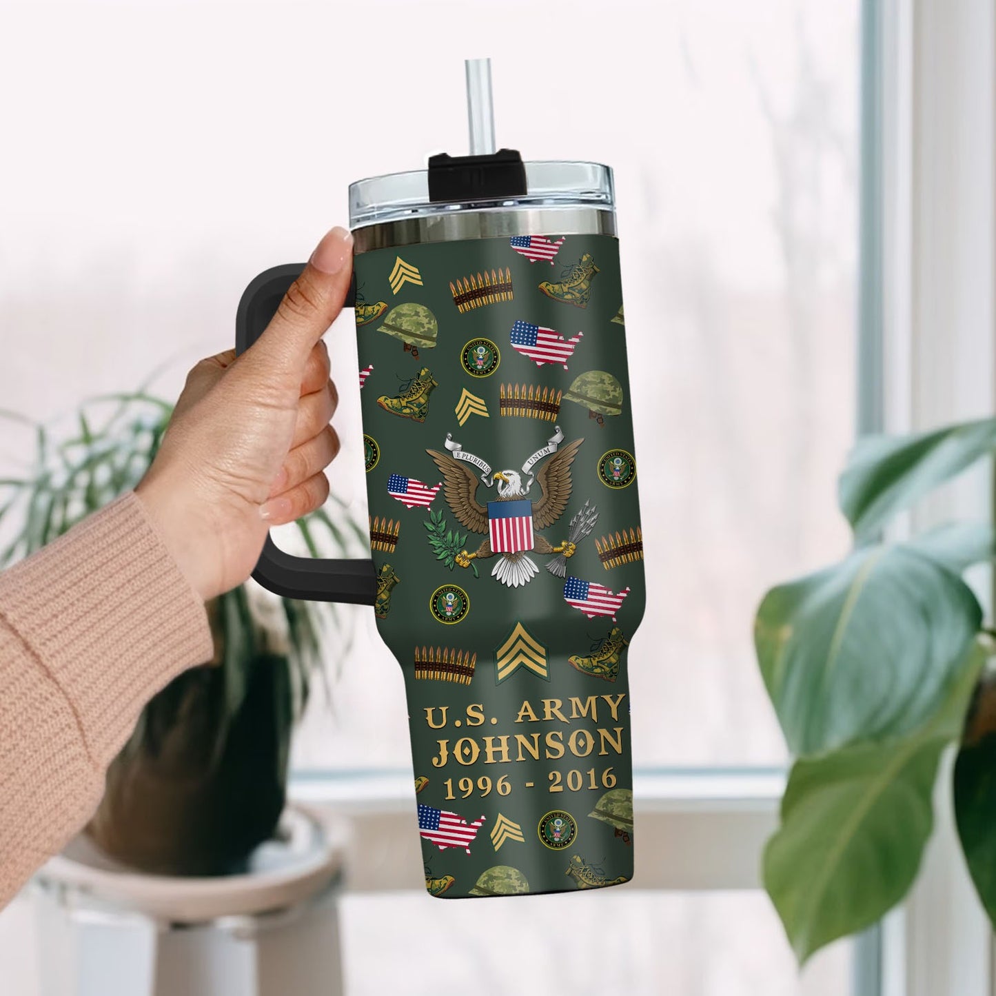 US Army – Tumbler 40oz - Once A Soldier, Always A Soldier