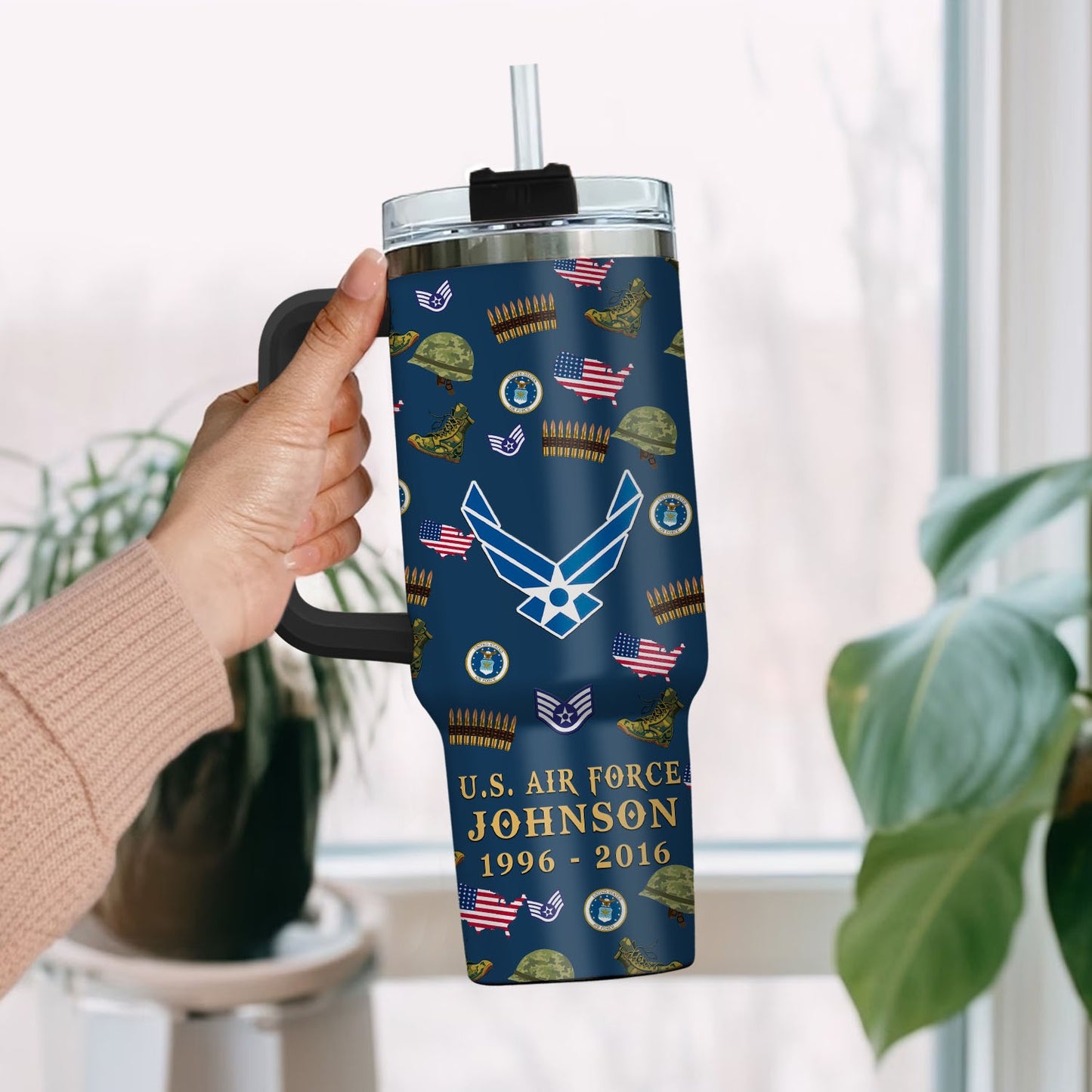 US  Air Force – Tumbler 40oz - Once A Soldier, Always A Soldier