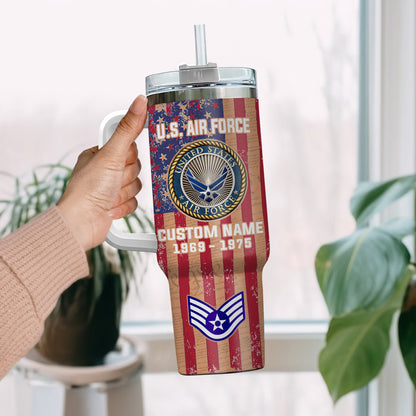 US  Air Force – Tumbler 40oz - Vintage American Flag