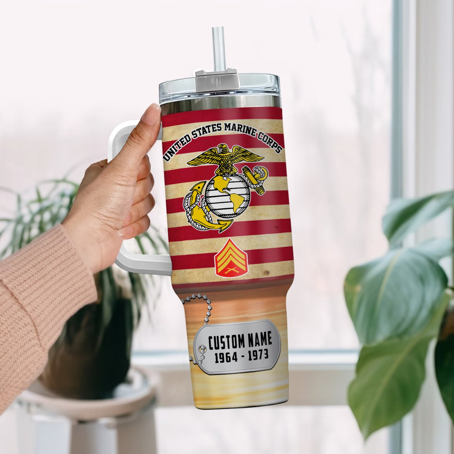 US Marine Corps – Tumbler 40oz - Home Of The Free