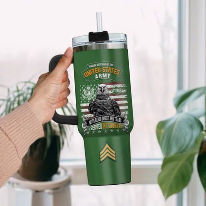 US Army – Tumbler 40oz - Duty, Honor, Country