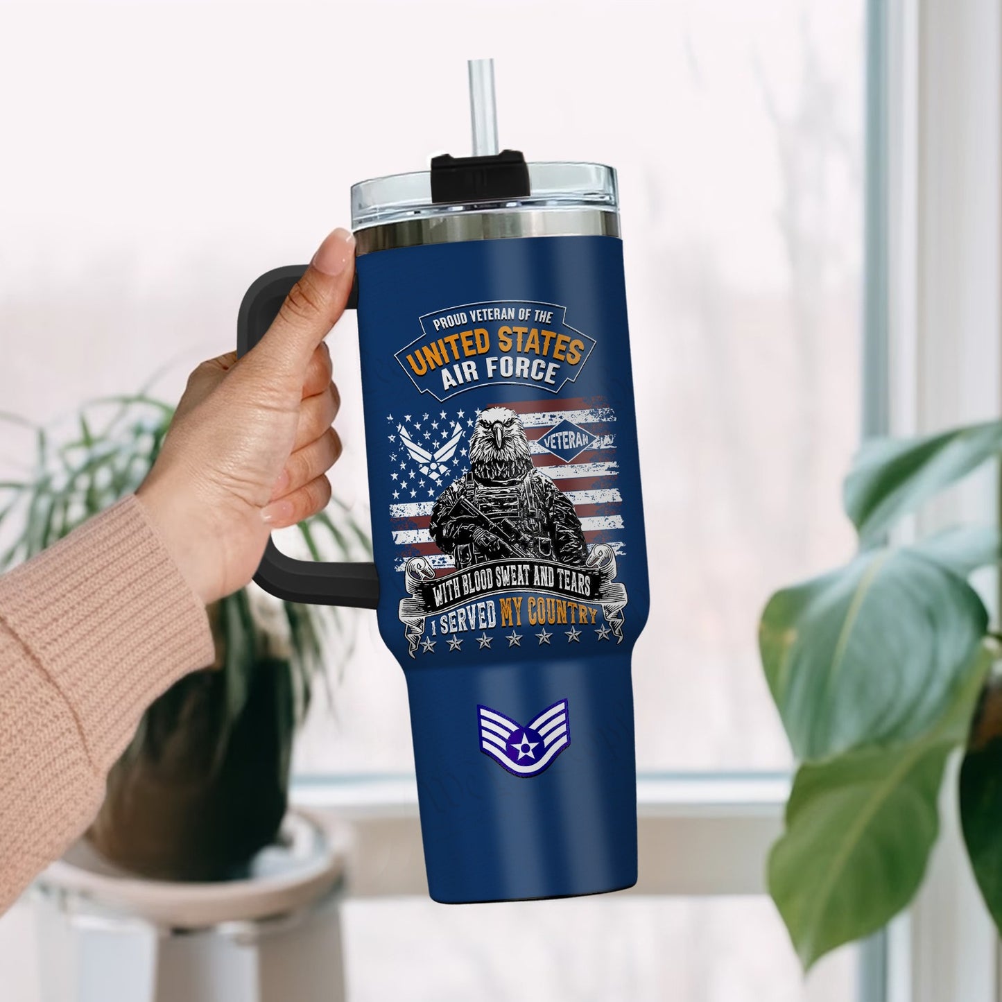 US  Air Force – Tumbler 40oz - Duty, Honor, Country