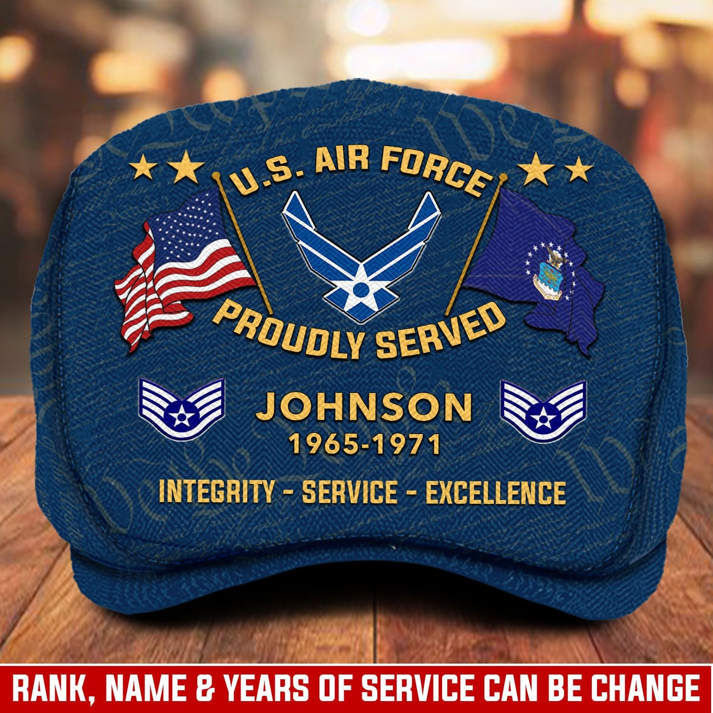 Custom U.S. Air Force Jeff Cap – Thank a Veteran
