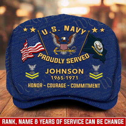 Custom U.S. Navy Jeff Cap – Thank a Veteran
