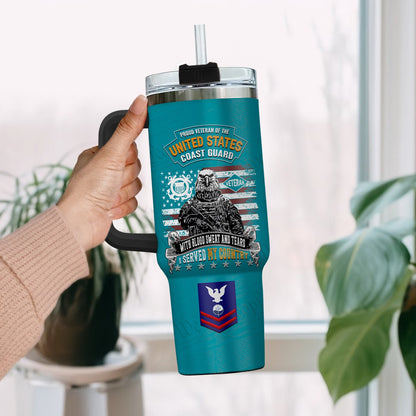 US Coast Guard – Tumbler 40oz - Duty, Honor, Country