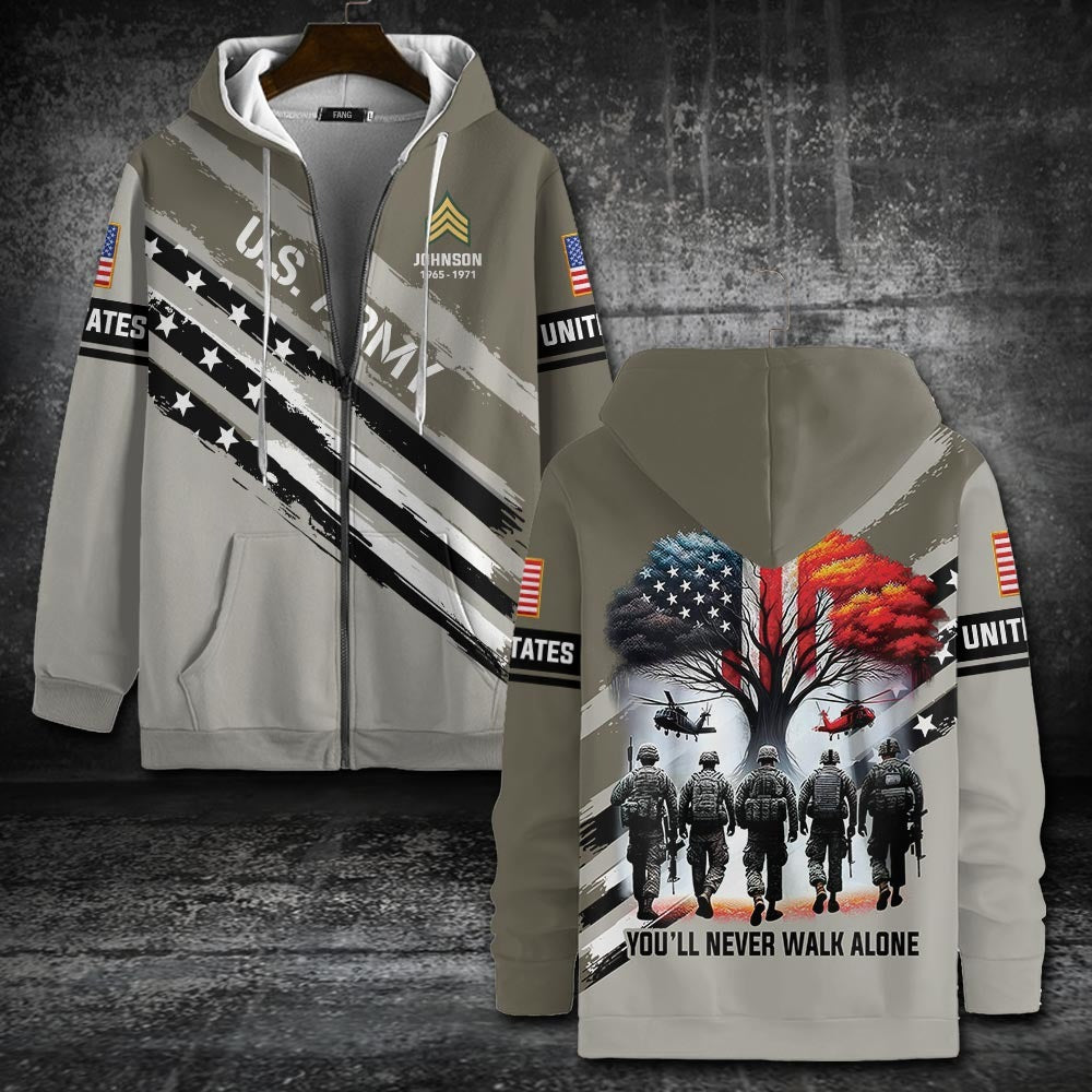 U.S Army – T-shirt – YOU'LL NEVER WALK ALONE