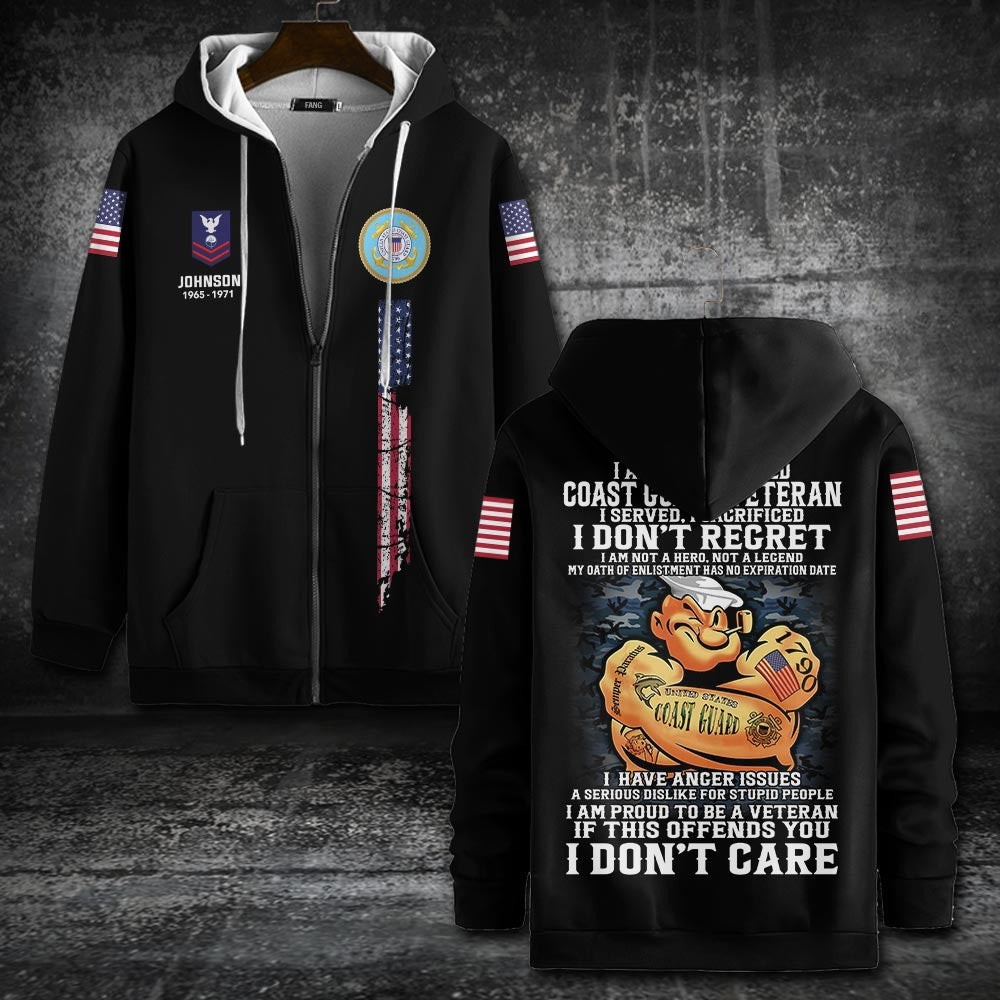 U.S Coast Guard – T-shirt – PROUD TO BE A VETERAN