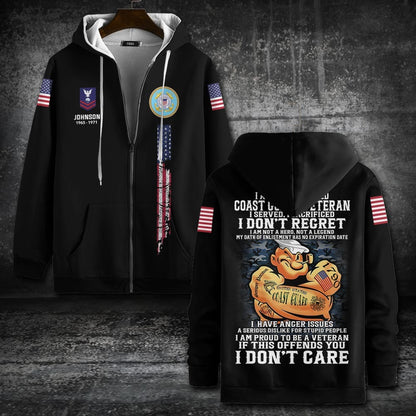 U.S Coast Guard – T-shirt – PROUD TO BE A VETERAN