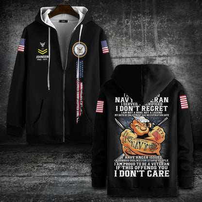 U.S Navy – T-shirt – PROUD TO BE A VETERAN