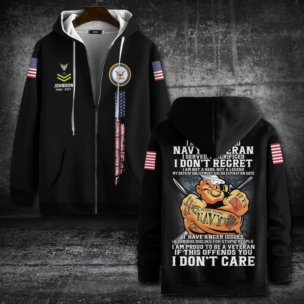 U.S Navy – T-shirt – PROUD TO BE A VETERAN