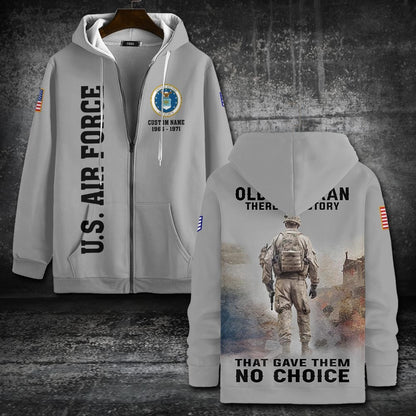 U.S Air Force – T-shirt – BEHIND EVERY OLD VETERAN THERE IS A STORY