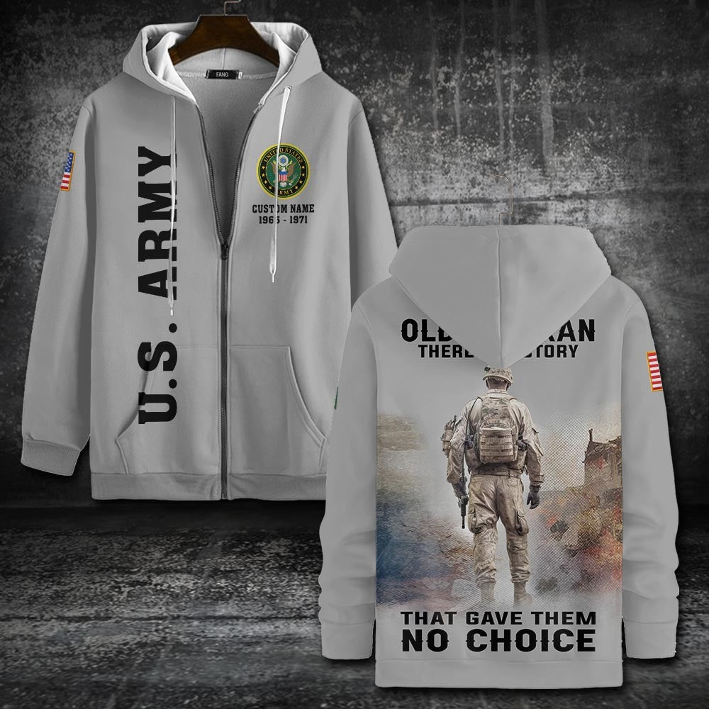 U.S Army – T-shirt –  BEHIND EVERY OLD VETERAN THERE IS A STORY