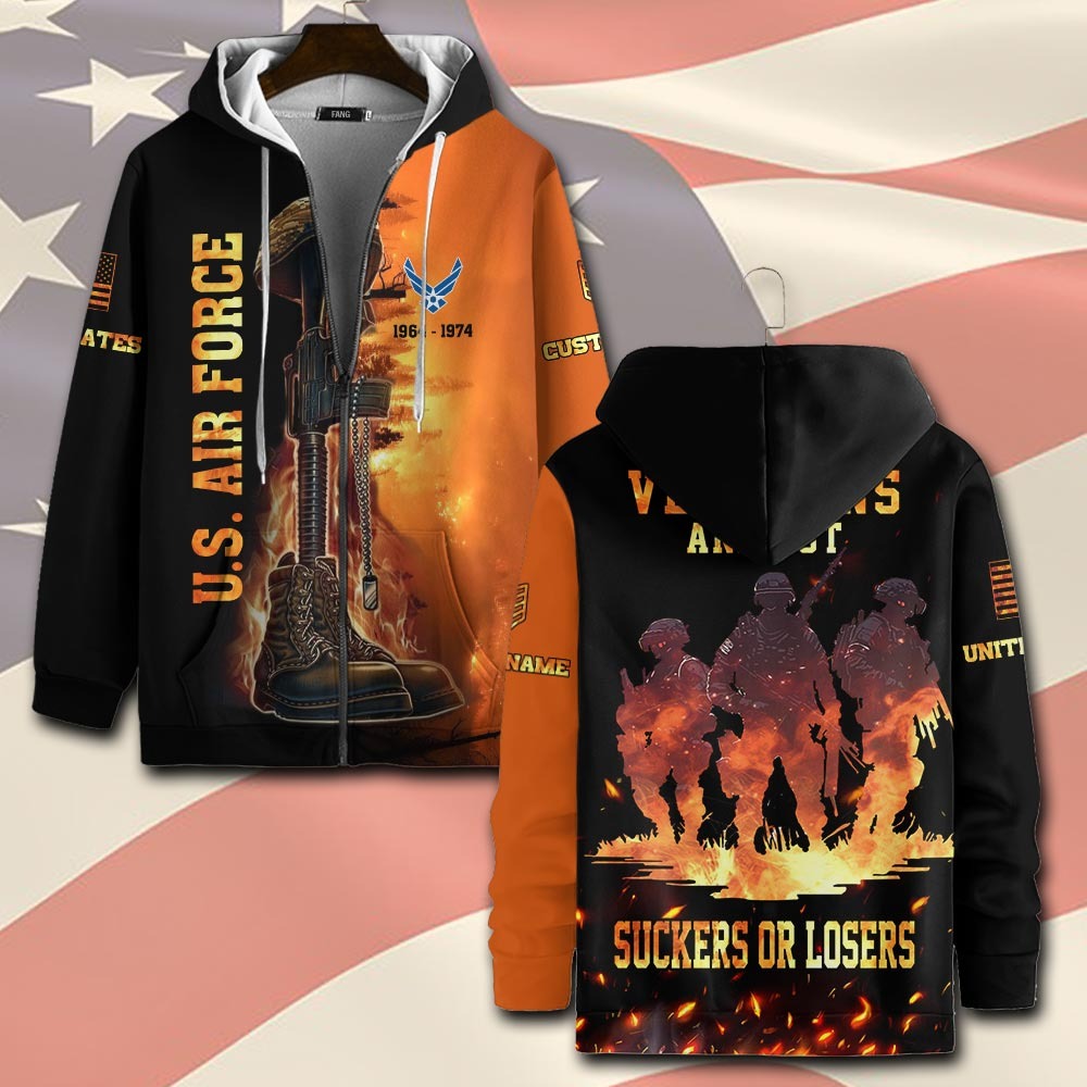 U.S Air Force – T-shirt – VETERANS ARE NOT SUCKERS OR LOSERS