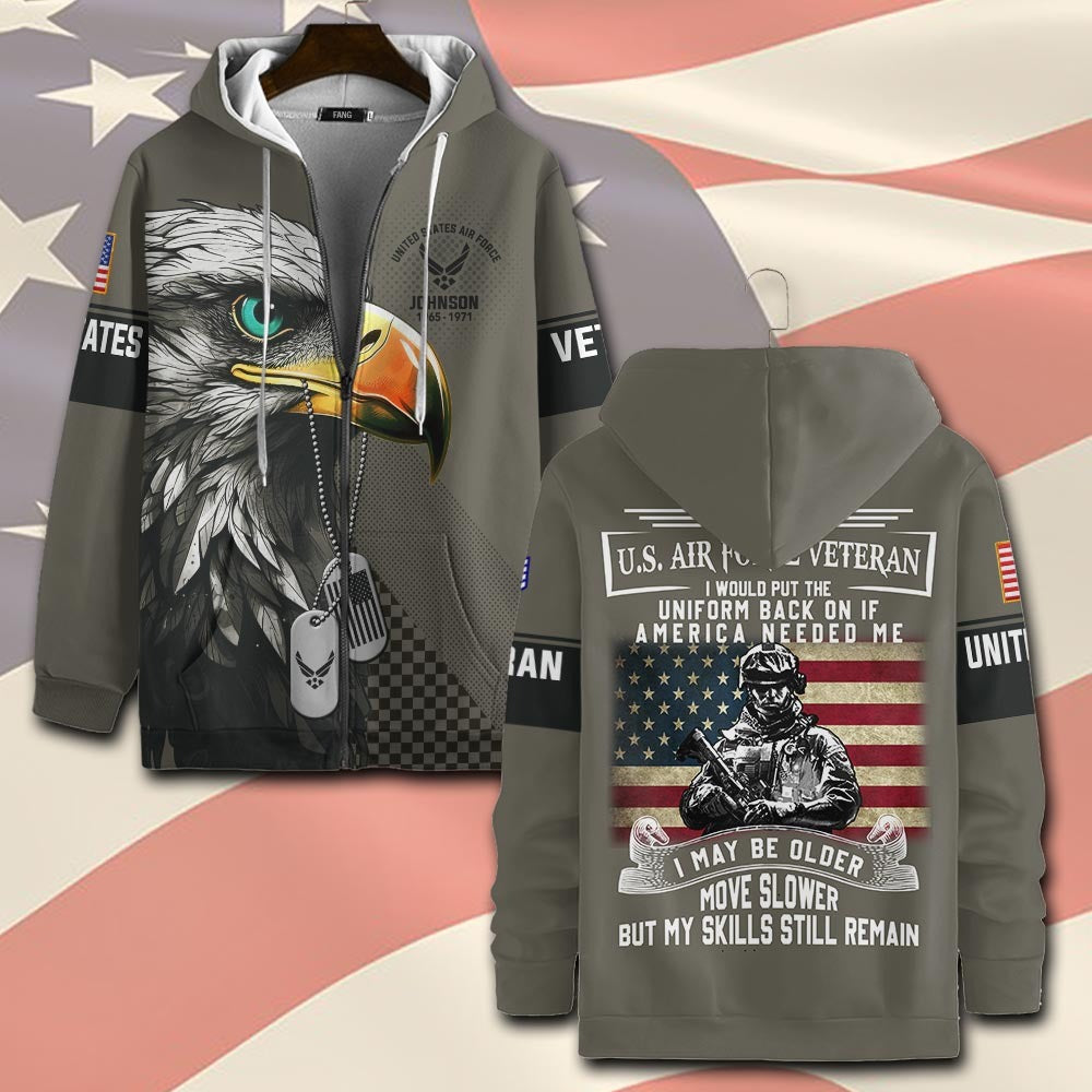 U.S Air Force – T-shirt – I WOULD PUT THE UNIFORM BACK ON IF AMERICA NEEDED ME