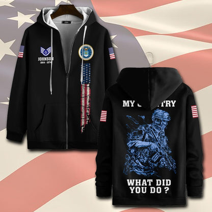 U.S Air Force – T-shirt – WHAT DID YOU DO ?