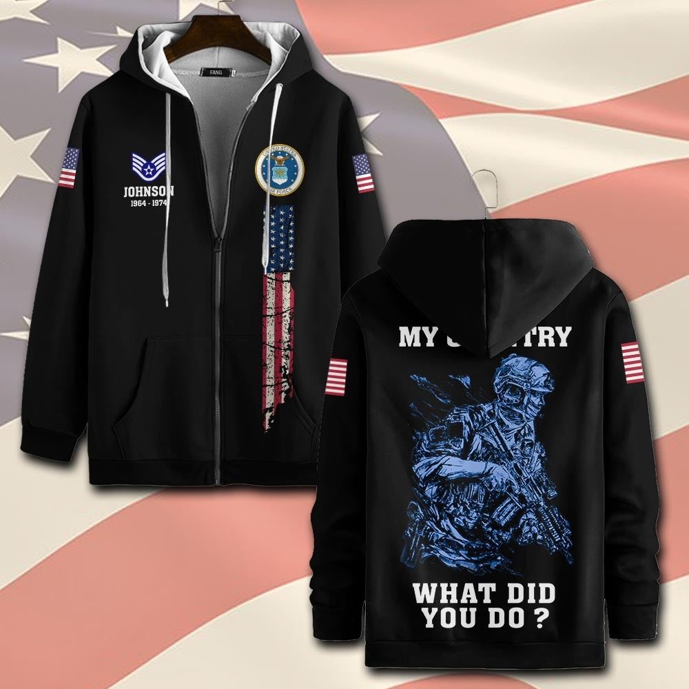 U.S Air Force – T-shirt – WHAT DID YOU DO ?