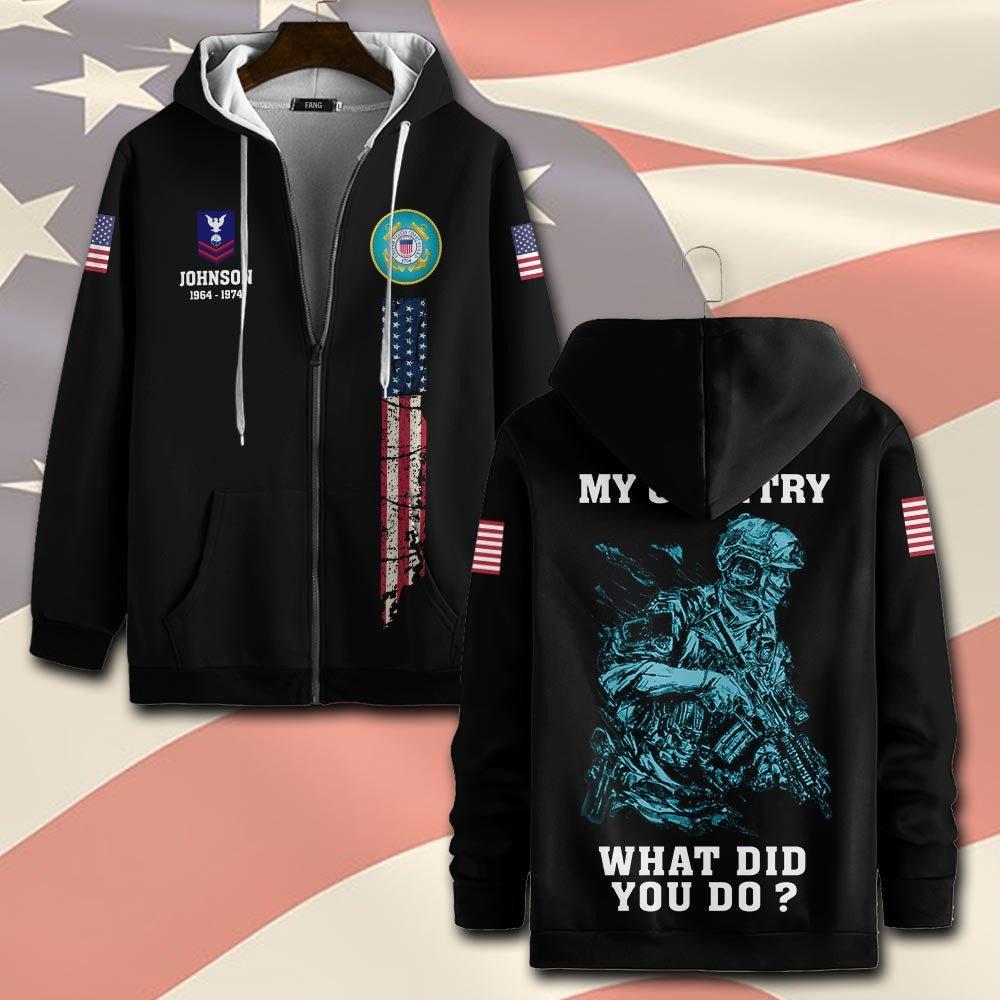 U.S Coast Guard – T-shirt – WHAT DID YOU DO ?