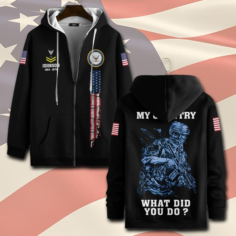 U.S Navy – T-shirt – WHAT DID YOU DO ?