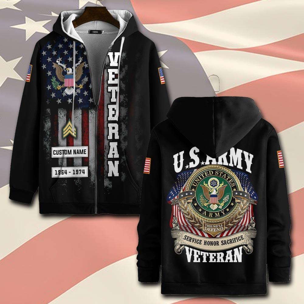 U.S Army – T-shirt –  SACRIFICE HONOR SERVICE