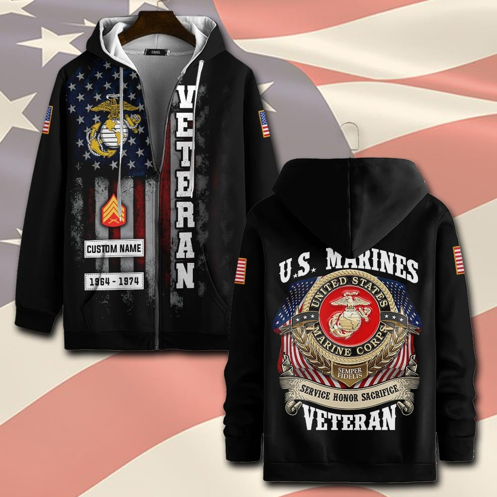 U.S Marine Corps – T-shirt – SACRIFICE HONOR SERVICE