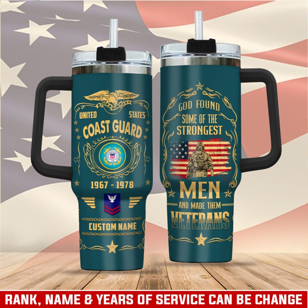 US Coast Guard – Tumbler 40oz - Freedom Over Fear