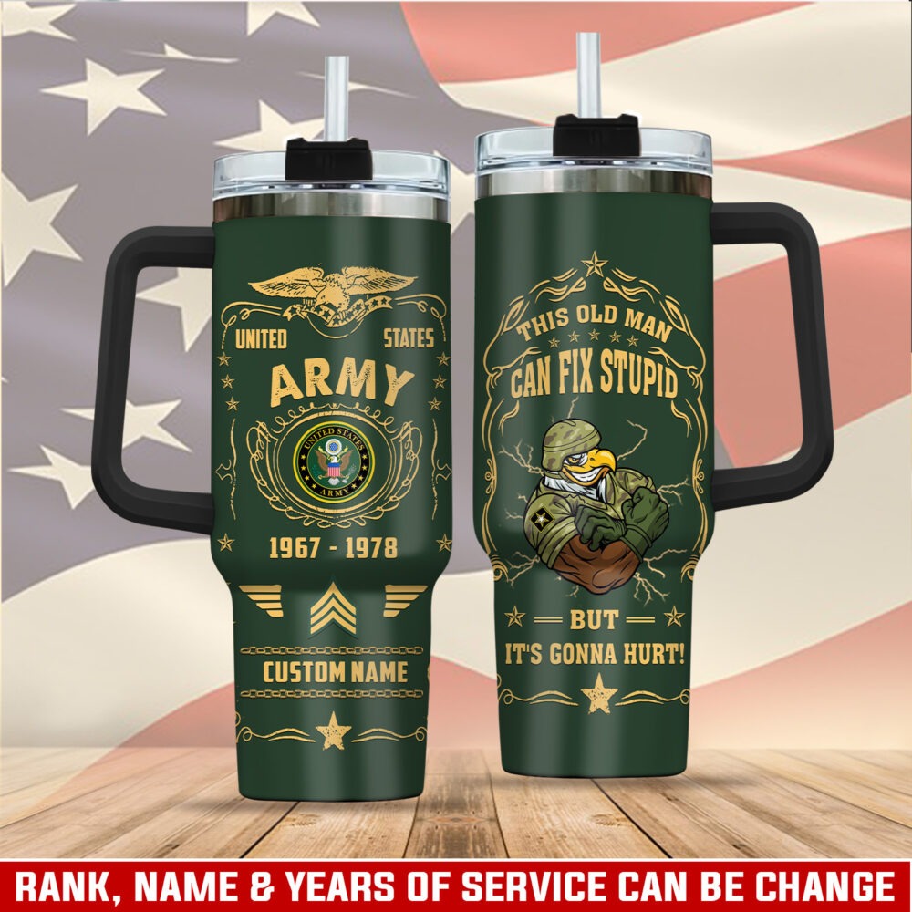 US Army – Tumbler 40oz - Life And Pride