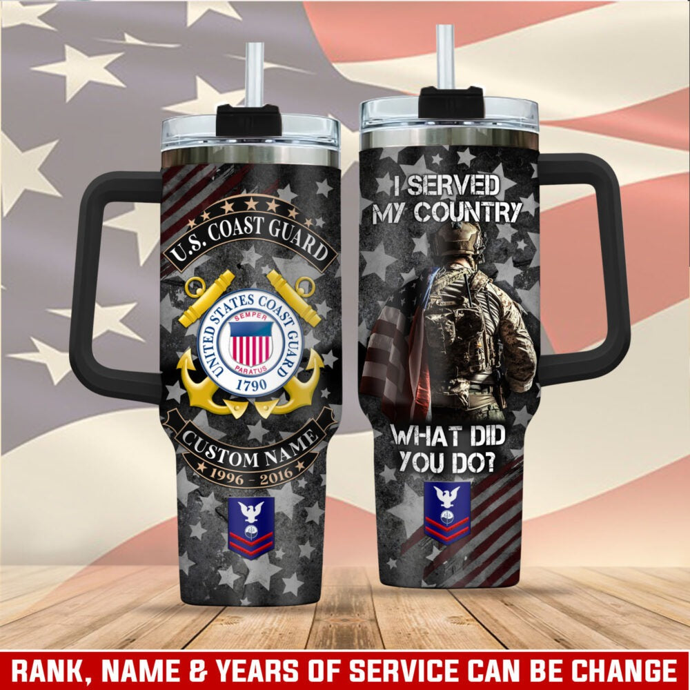 US Coast Guard – Tumbler 40oz - Land Of The Free