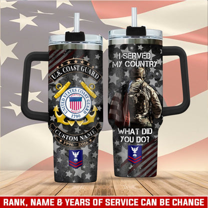 US Coast Guard – Tumbler 40oz - Land Of The Free
