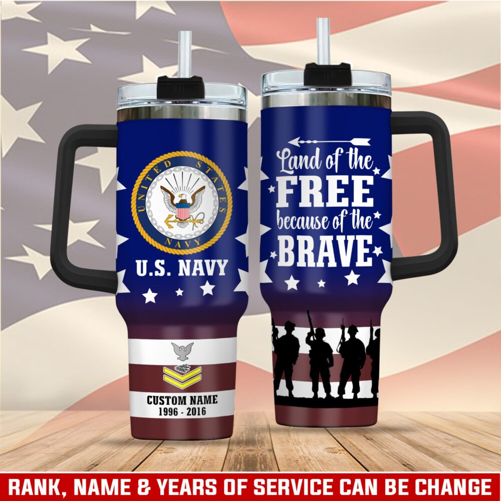 US Navy – Tumbler 40oz - Service Before Self